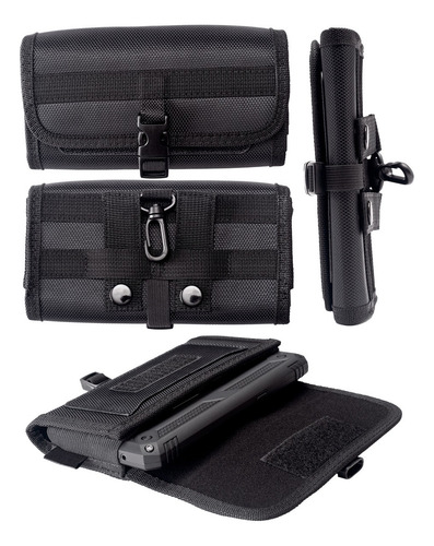Porta Celular Horizontal Para Cubot Kingkong Ax Negro Lisa