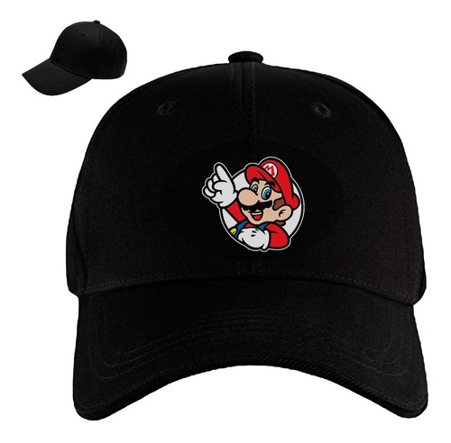 Gorra Drill Mario Bros Kart Videojuego Pht