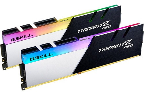 Memória RAM Trident Z Neo RGB preto/prateado 64GB 2 G.Skill F4-3600C16D-64GTZN