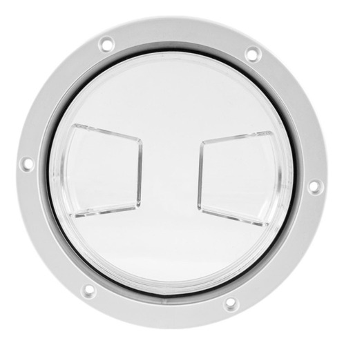 Boat Hatch With 6 Inch O-rings Clear
