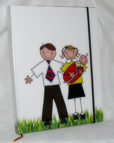 Libreta Tipo Diario. T. Carta. Hecho A Mano. Personalizado