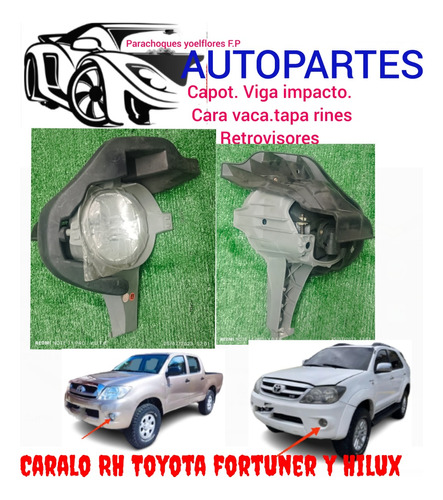 Carelo Rh Toyota Hilux Fortuner 2008/2011