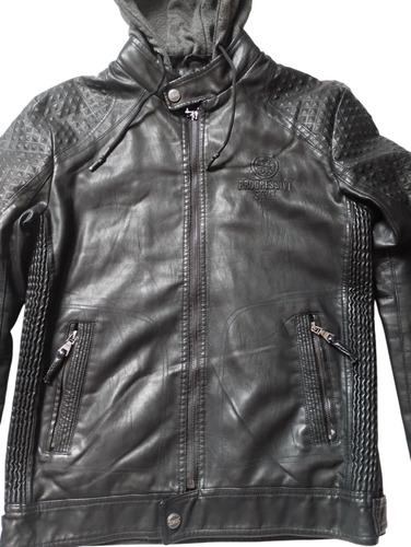 Campera De Hombre Eco-cuero Con Piel Por Dentro