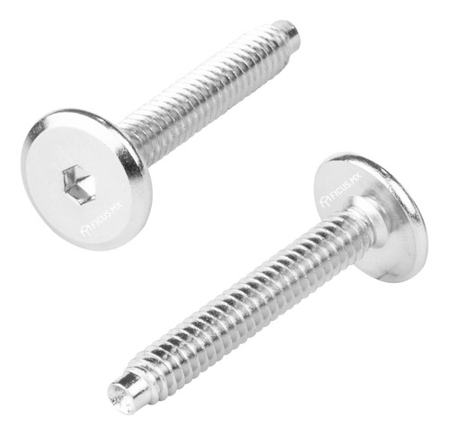 Tornillo Union Con Inserto De Madera Muebles 4 Cm 100 Piezas