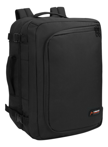 Mochila De Viaje Premium Traveler Reverse Negro Head