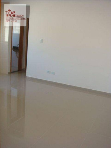 Cobertura À Venda, 96 M² Por R$ 296.000,00 - Vila Alzira - Santo André/sp - Co0644