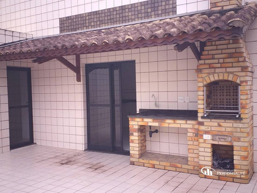 Imagem 22 de 26 de Cobertura Com 3 Dormitórios À Venda, 207 M² Por R$ 1.100.000,00 - Tupi - Praia Grande/sp - Co0004