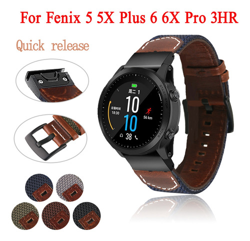 22 20 26mm Versión Rápida Easyfit Smart Para Garmin Fenix
