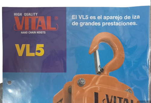 Señorita Polipasto Cadena 2ton Vital