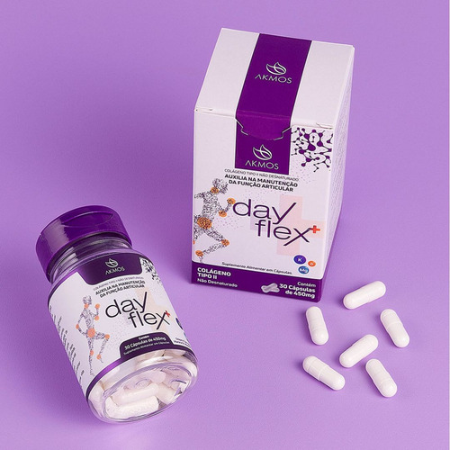 Dayflex Colágeno Tipo 2 Suplemento Vitamina D E K Akmos