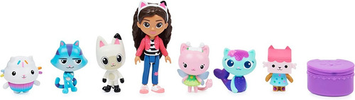 Gabby's Dollhouse Juego De Regalo De Figura De Lujo Con 7 Fi