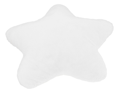 Almohada Blanca De Felpa Blanca Con Forma De Estrella, Suave