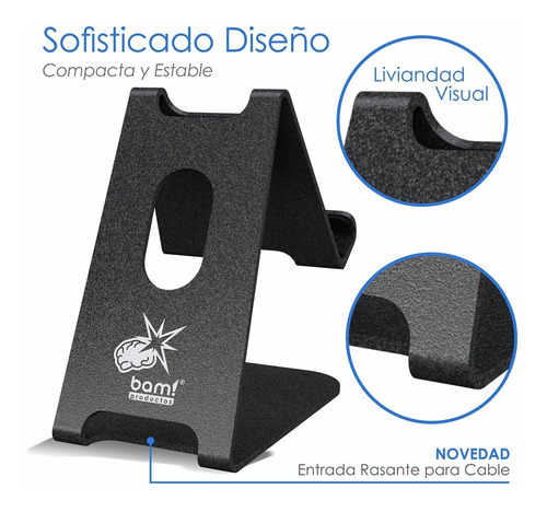 Soporte Celular Bam B4 Combo X2 Unidades Home Office Premium
