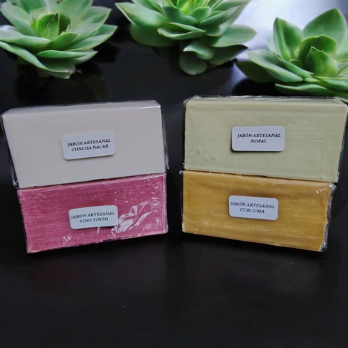 Pack De 4 Jabónes Especiales Y Tradicionales 100g - Natural