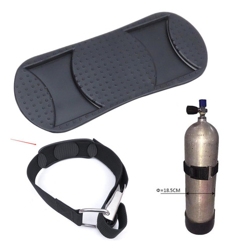 Almohadilla Antideslizante Para Tanque De Buceo, Equipo Bcd,