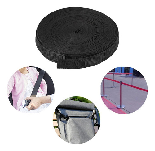 Rollo De Cinta De Nailon De 25 Mm X 20 M Para Correas De Bol