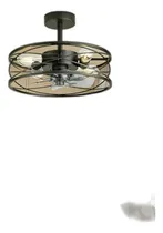 Comprar Ventilador De Techo Con Jaula Y Luz, Control Remoto, 17  Sin