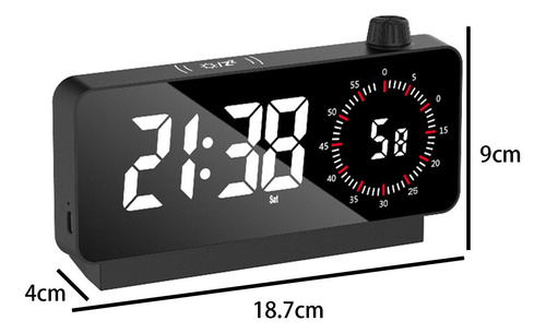 Reloj Despertador Digital Led, Reloj Despertador Con