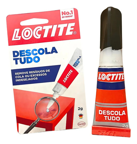Descola Tudo Removedor Tira Cola Em Gel Super Bonder Loctite 2g