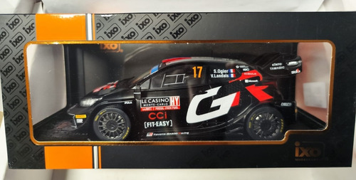 Toyota Gr Yaris Rally Montecarlo 2024 #17 S.ogier. Ixo 1/18 Negro