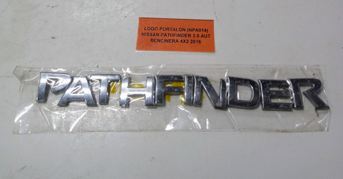 Logo Portalon Nissan Pathfinder 3.5 Aut Bencinera 4x2 2016 (Usado)