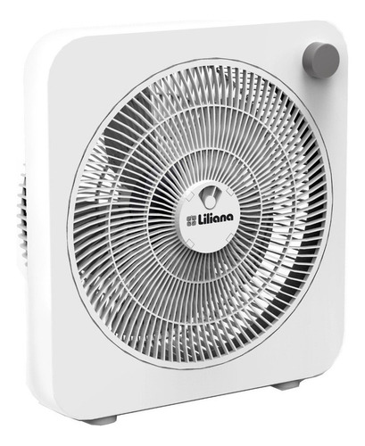 Ventilador De Piso Liliana Vtc12 Turbo Blanco 220 v Cantidad De Aspas 5 Color De Las Aspas Transparente Diámetro 12   Material De Las Aspas Plástico