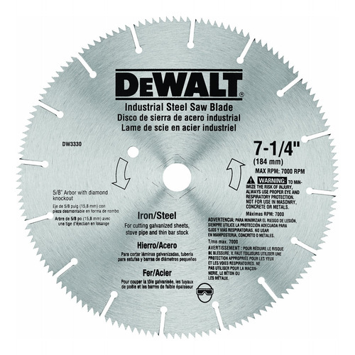 Dewalt Hoja Sierra Circular 7 1 4  16 Diente Corte Metal