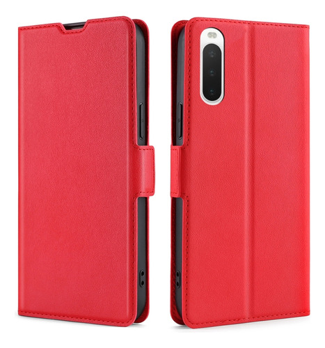 Funda De Piel Ultrafina Con Hebilla Lateral Para Sony Xperia