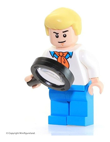 Lego Scooby-doo Minifigura  Fred Jones Al 100% Con Tela