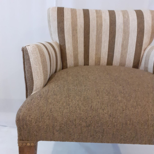Imagen 6 de 10 de Silla Sillon Matero Poltrona Chenille Malva Oliva Premium
