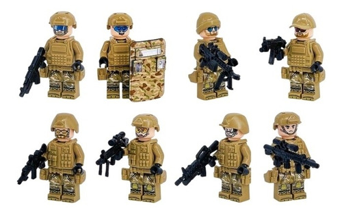 8 Figuras - Command Soldier  Ssc - Lego Colection 