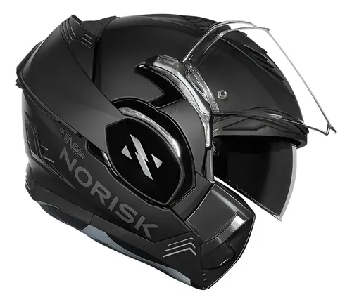 Capacete Escamoteável Norisk Avenger 180° Preto Fosco Tamanho 55/...