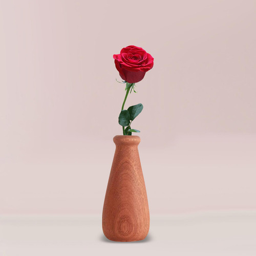 Florero De Madera, Soporte Para Maceta, Decoración De