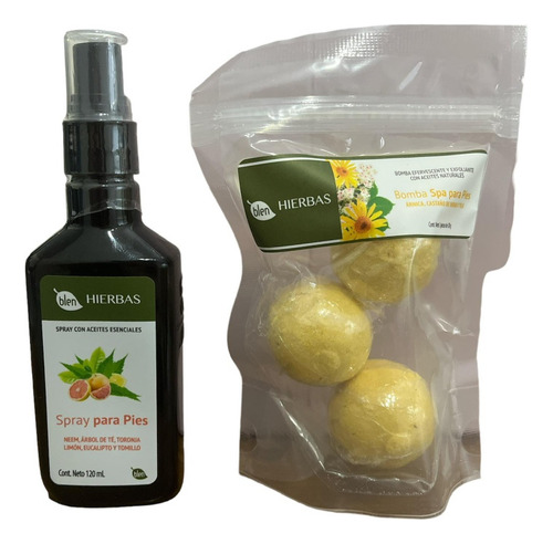 Set Spa Para Pies Spray Para Pies Y Bomba Spa Árnica Calmant