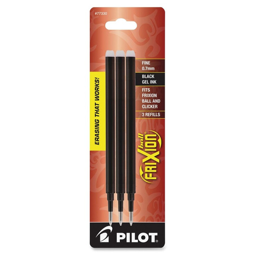 Pilot Frixion Gel Ink Pen Refill 3-pk For Erasable Pens Fin