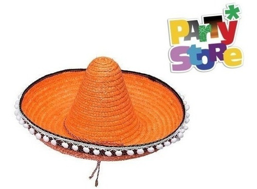 Party Store - Sombrero Mexicano Colorido - Cotillon Disfraz-