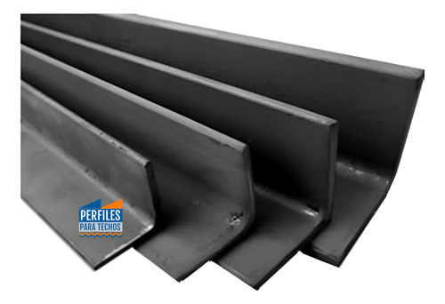 Angulo Conformado De Chapa 50 X 50 X 3.2 Mm X 6m Negro