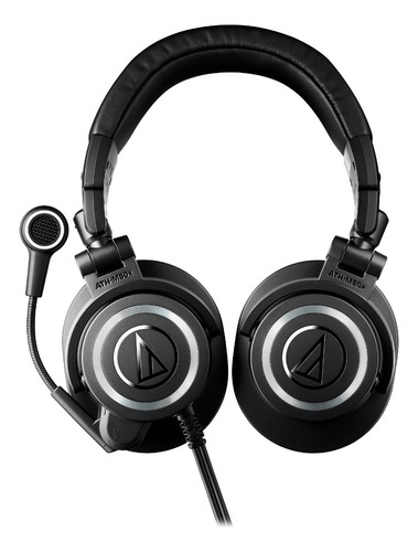 Fone De Ouvido De Streaming Ath-m50xsts Xlr Streamset Preto