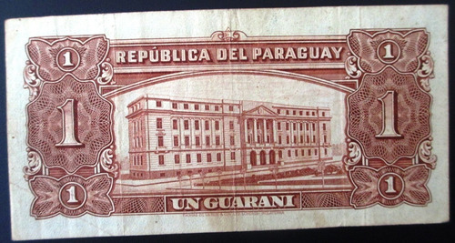 C8282 Paraguai - Cédula De 1 Guarani De 1952 Em Muito Bom E | MercadoLivre