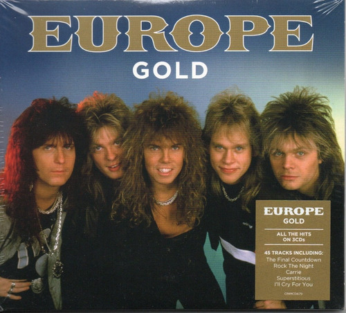 Europe Gold 3cds Nuevo Bon Jovi Def Leppard Warrant Ciudad