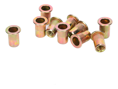 Tuercas De Remache De Acero Al Carbono, 200 Piezas, Insertos