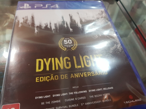 Dying Light Edição De Aniversário Lacrado Ps4 Midia Física