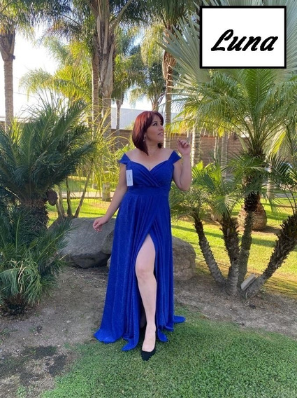 Vestido Azul Rey De Madrina O Fiesta | MercadoLibre 📦