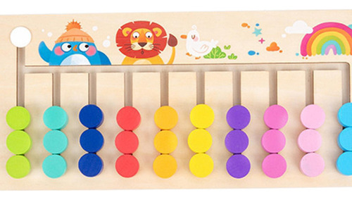 Hjq Tobogán De 10 Colores For Juguetes De Aprendizaje