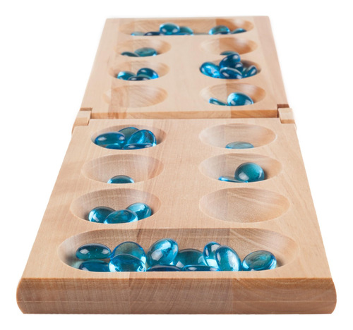 ¡oye! ¡jugar! Juego Mancala Plegable De Madera