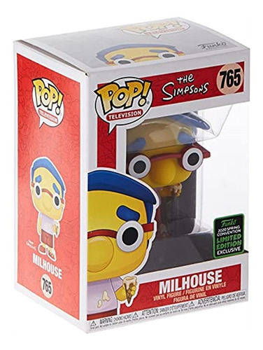 Funko Pop! Los Simpsons: Milhouse (eccc) Exclusivo #765