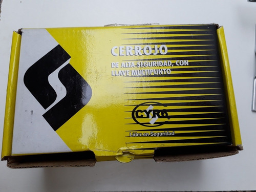 Cerrojo Antipanico Llave Computada Cyr6
