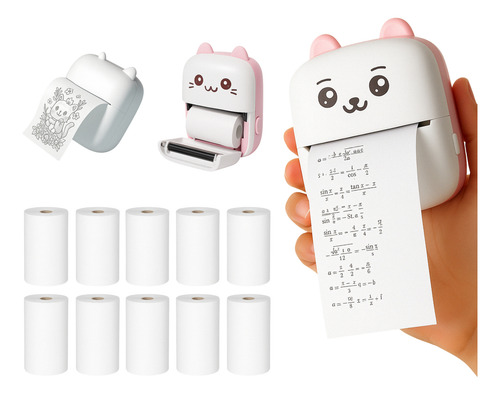 10 Rollo Papel De Termica Para Mini Impresora 57mm X 3m Rollo Termico