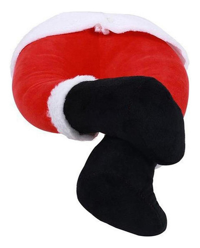 Cv Piernas De Felpa De Papá Noel, Pierna Rellena Divertida,