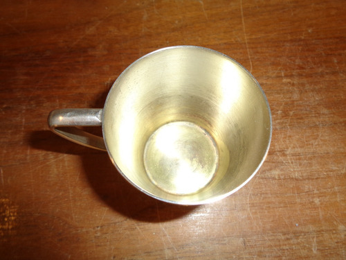 Imagen 3 de 5 de Antiguo Jarro De Niño Bañado En Plata